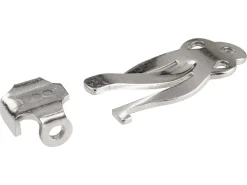Sterling Silver Ear Clip Flat Stamped Medium Unassembled
