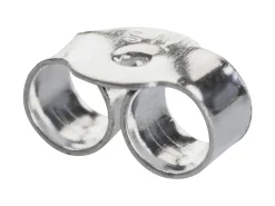Sterling Silver Earring Back Scroll Medium Pack of 20, 100% Recycled Silver