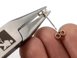 Sterling Silver Earring Back Scroll Medium Pack of 20, 100% Recycled Silver