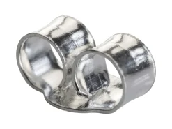 Sterling Silver Earring Back Scroll Medium Pack of 20, 100% Recycled Silver