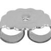 Sterling Silver Earring Back Scroll Large Pack of 10