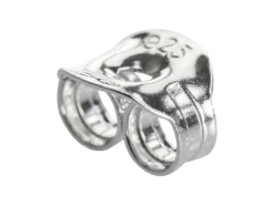 Sterling Silver Earring Back Scroll Small Pack of 20