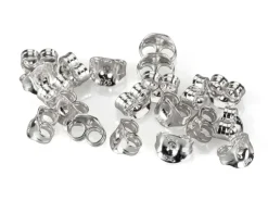 Sterling Silver Earring Back Scroll Small Pack of 20