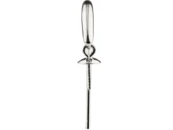 Sterling Silver Earring Hook Wire With 4mm Cup Pack of 2