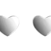 Sterling Silver Earrings Delicate Heart