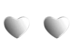 Sterling Silver Earrings Delicate Heart