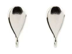 Sterling Silver Ear Stud With Ring Pack of 2