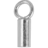 Sterling Silver End Caps 1mm Pack of 6 For Cable Wire
