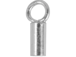 Sterling Silver End Caps 1mm Pack of 6 For Cable Wire