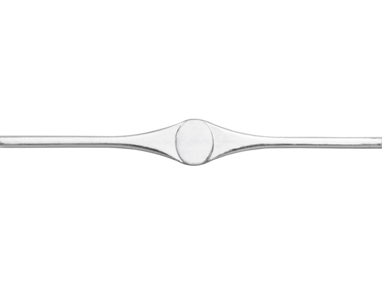 Sterling Silver Flat Ring L143 1.30mm Fully Annealed Oval Signet, 100% Recycled Silver