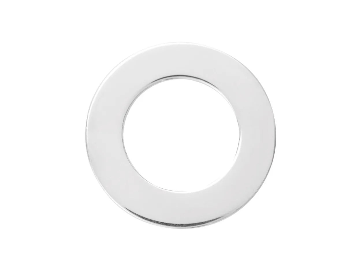 Sterling Silver Flat Washer 20mm Stamping Blank Pack of 3