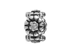 Sterling Silver Flower Charm Bead