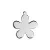 Sterling Silver Flower 15mm Stamping Blank Pack of 3