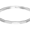 Sterling Silver Hammered Ring 1.5mm Size L1/2