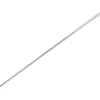 Sterling Silver Head Pin 50mm Pack of 20, With 3 Bead End