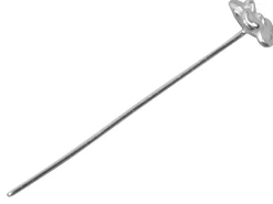 Sterling Silver Head Pin 60mm Pack of 10 Rose Head