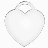Sterling Silver Heart Lock 19mm Stamping Blank