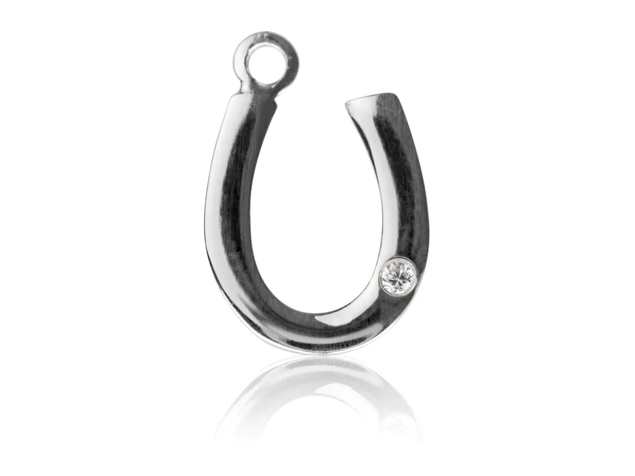Sterling Silver Horse Shoe 12mm
