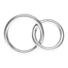 Sterling Silver Interlocking Rings 10mm And 8mm