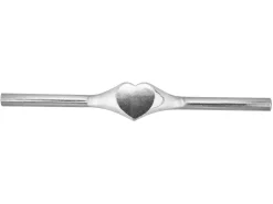 Sterling Silver Ladies Ring L70 1.85mm Fully Annealed Heart Signet 9mm X 9mm, 100% Recycled Silver
