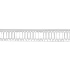 Sterling Silver Large Stencil Ribbon Gallery Strip 13.0mm