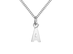 Sterling Silver Letter A Initial Charm
