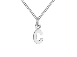 Sterling Silver Letter C Initial Charm