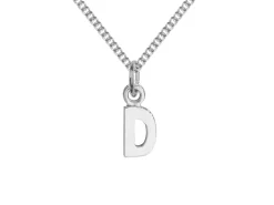 Sterling Silver Letter D Initial Charm