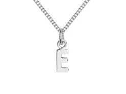Sterling Silver Letter E Initial Charm