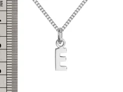 Sterling Silver Letter E Initial Charm