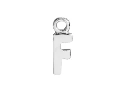 Sterling Silver Letter F Initial Charm