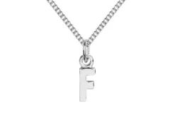 Sterling Silver Letter F Initial Charm
