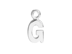 Sterling Silver Letter G Initial Charm