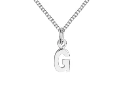 Sterling Silver Letter G Initial Charm