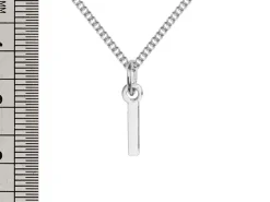 Sterling Silver Letter I Initial Charm