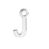 Sterling Silver Letter J Initial Charm