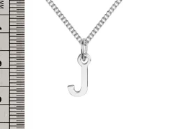 Sterling Silver Letter J Initial Charm