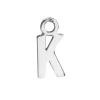 Sterling Silver Letter K Initial Charm