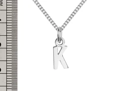 Sterling Silver Letter K Initial Charm