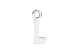 Sterling Silver Letter L Initial Charm