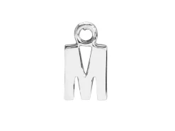 Sterling Silver Letter M Initial Charm