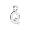 Sterling Silver Letter Q Initial Charm
