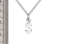 Sterling Silver Letter S Initial Charm