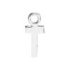 Sterling Silver Letter T Initial Charm