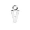 Sterling Silver Letter V Initial Charm