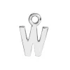 Sterling Silver Letter W Initial Charm