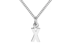 Sterling Silver Letter X Initial Charm