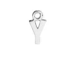 Sterling Silver Letter Y Initial Charm