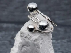 Sterling Silver Lightweight 1 Hole Bead With Cup 3mm Pack of 5
