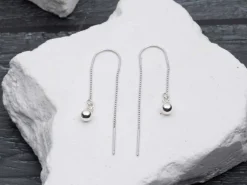 Sterling Silver Lightweight 1 Hole Bead With Cup 8mm Pack of 5